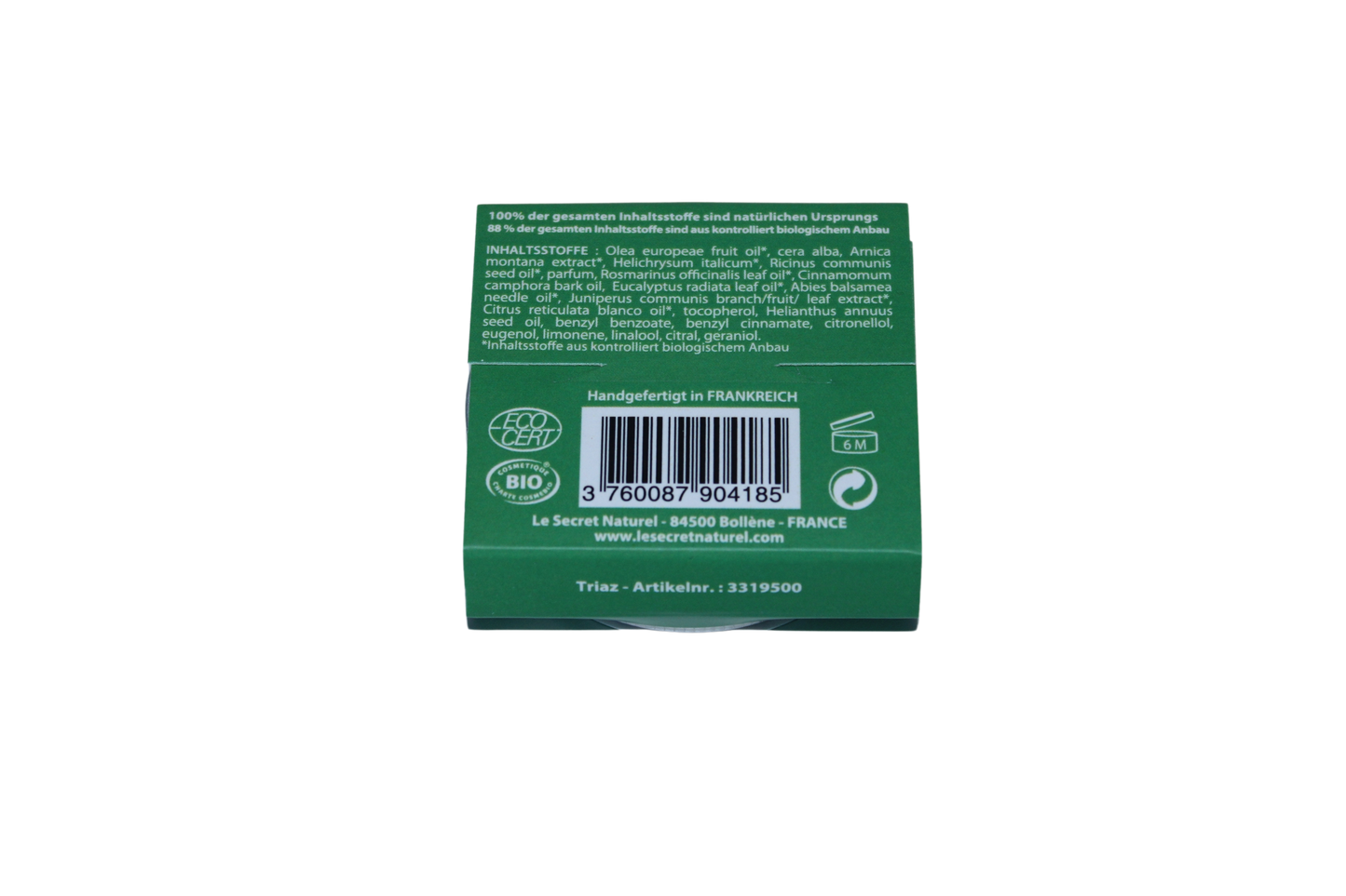 LES BAUMES DU HIBOU, Balsam "Muskelvitalität", Bio-Kosmetik, 30 ml